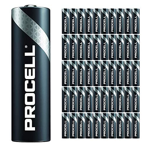 Image of 50 Pack - Duracell Procell AA Batteries | 1.5V Industrial Power Alkaline Battery | Home or Office Use | Car Air Freshener Promo Pack | Reliable Long Lasting Power
