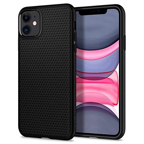 Image of Spigen Liquid Air Case Compatible with iPhone 11 - Matte Black