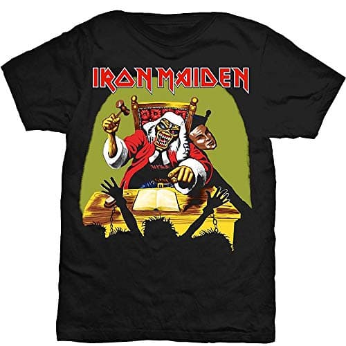 Image of Iron Maiden Deaf Sentence 2 Official Tee T-Shirt Mens Unisex (Medium) Black