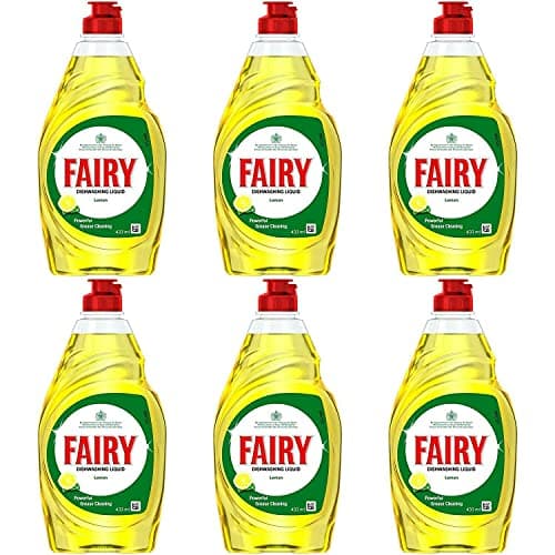 Image of Fairy Liquid Lemon Concentrate Washing Up 433ml (Pack of 6)