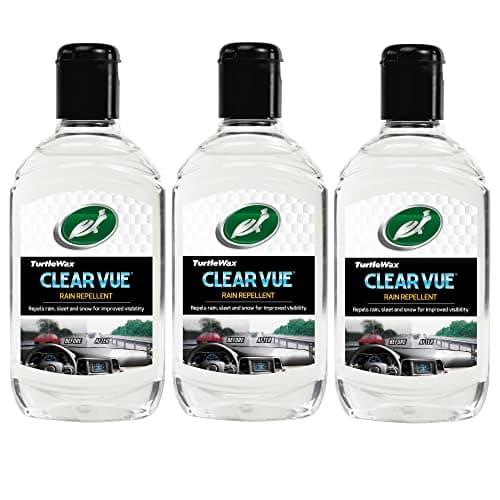 Image of Turtle Wax 52813 Clearvue Car Window Cleaner Water Repellant 3 X 300ml