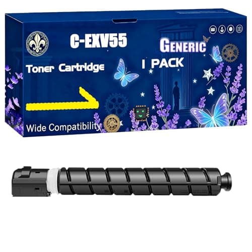 Image of C-EXV55 Toner Cartridge Compatible for Canon iR ADVANCE C256i II C356i Il C356P II Printers, Black High Yield 23000 Pages Printer Accessories (1 Pack Yellow)