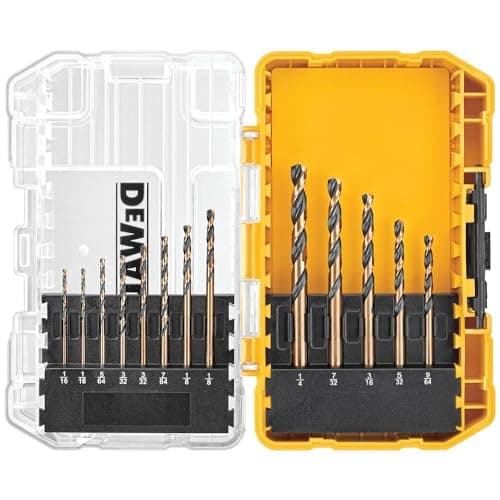 Image of DEWALT Black Oxide Drill Bit Set with Pilot Point, 13-Piece (DW1163)