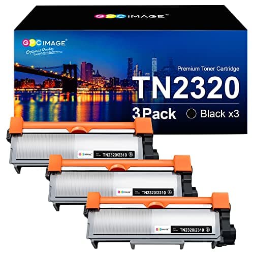 Image of GPC Image TN2320 Toner Cartridge Compatible for Brother TN2320 Black Toner Cartridge for Brother MFC-L2700DW HL-L2300D HL-L2340DW MFC-L2740DW HL-L2365DW DCP-L2500D DCP-L2520D HL-L2360DW (Black 3-Pack)