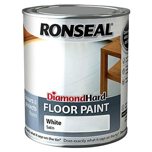 Image of Ronseal Diamond Hard Floor Paint 750ml White (318320)