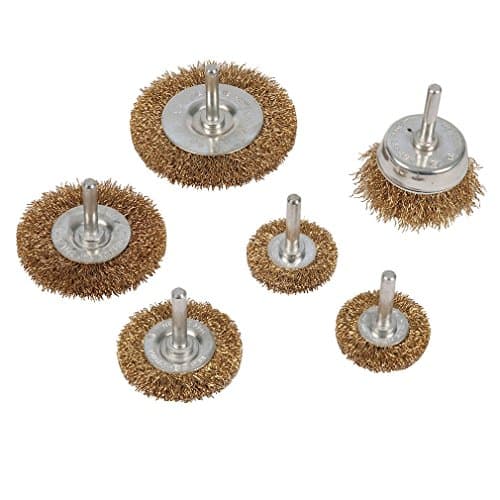 Image of Silverline 993067 Brassed Steel Wire Wheel and Cup Brush Set 6pce 6pce