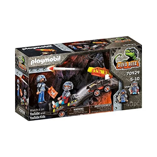 Image of Playmobil Dino Rise 70929 Dino Mine Missile, With Firing Cannon, Dinosaur Toy for Children Ages 5+