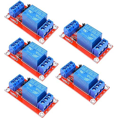 Image of DollaTek 5V 1-Way Relay Module With Optocoupler - 5PCS