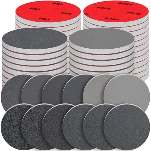 Image of 48 Pcs 75mm Sanding Sponge Set 80-3000 Grit Sanding Pads, Flexible Sandpaper Block Coarse and Fine, Foam Sanding Pads Washable and Reusable, Wet and Dry Sandpaper for Metal Wood Wall Polishing