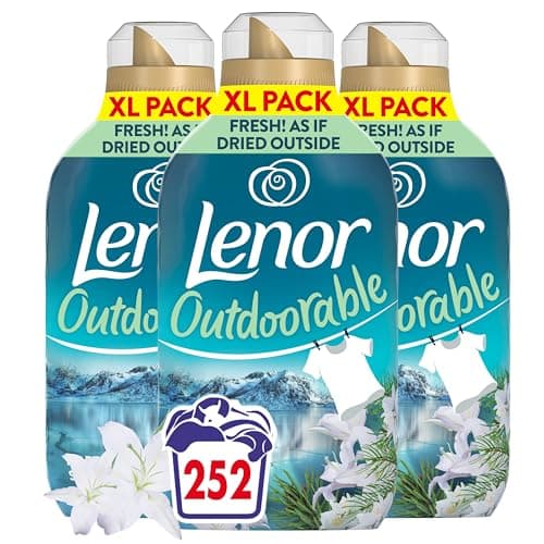 Image of Lenor Outdoorable Fabric Conditioner 84 Washes, 1.176l, Northern Solstice, Ultra Concentrated Freshness (Pack of 3)