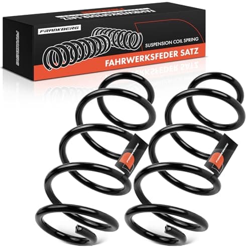 Image of Frankberg springs suspension spring spring bearing shock damping spring suspension stop buffer coil spring spring set sets-springs coil spring Replace# 6G915310LCA