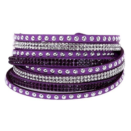 Image of KummerSaprk Vintage Leather Wrap Bracelet for Women Boho Western Cuff Layered Braided Beaded Jewelry Handmade Gifts for Her