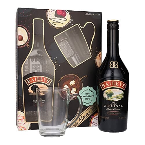 Image of BAILEYS Original Irish Cream Liqueur - Hot Chocolate Mug Gift Pack, 70cl