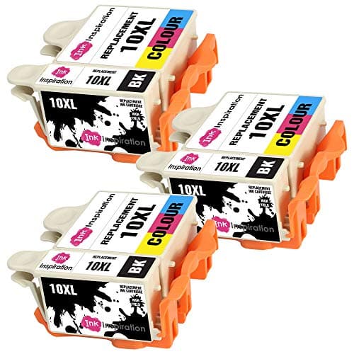 Image of Ink Inspiration® Replacement for Kodak 10 10XL 10B 10C Ink Cartridges 6-Pack, Use with Kodak ESP 3 5 7 9 3250 5100 5210 5250 5300 5500 6100 6150 7250 9250 Hero 6.1 7.1 9.1 | Black(x3)/Colour(x3)