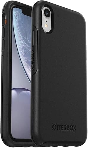 Image of OtterBox iPhone XR (Only) - Symmetry Series Case - Black - Ultra-Sleek - Wireless Charging Compatible - Raised Edges Protect Camera & Screen - Non-Retail Packaging