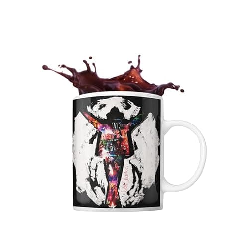 Image of ICONS MERCH Michael Jackson This is it Mug Coffee Tea Drinking Cup 11oz Ceramic Merchandise Gifts Sidney Maurer Artwork