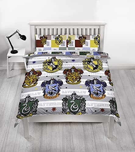 Image of Harry Potter “House Crest” Duvet Cover Set – Double