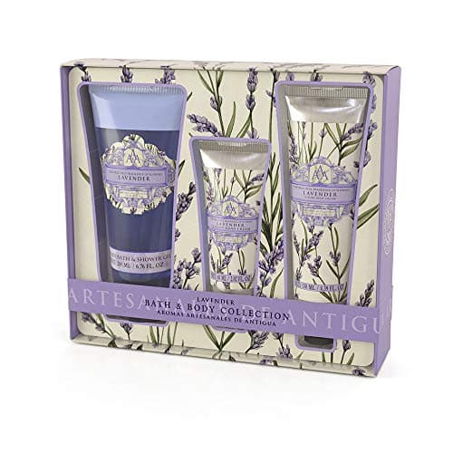 Image of Somerset Body Care Gift Set with Shower Gel, Hand Cream and Body Lotion in a Beautiful Gift Box, Lavender