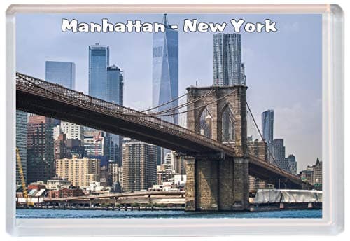 Image of Manhattan - New York - USA - Fridge Magnet 96 x 67 mm JUMBO SIZE BBSM1556