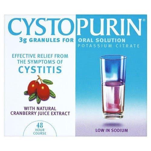 Image of Cystopurin 3g Granules for Oral Solution with Natural Cranberry Juice Extract 6 Sachets by Cystopurin x 3 Pack (=Total 18 Sachets)