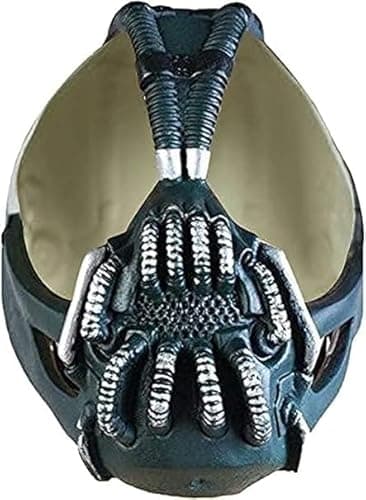 Image of Walwoak Halloween Bane Mask Adult Latex Knight Helmet Movie Character Carnival Props Cosplay Accessory