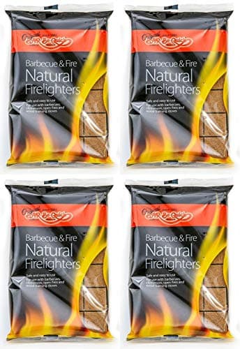Image of FOUR PACK OF BAR-BE-QUICK NATURAL FIRELIGHTERS - Safe and Easy to use!