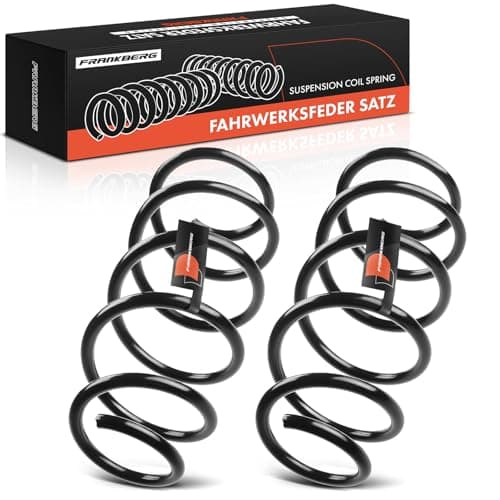 Image of Frankberg 2x Coil Spring Front axle Compatible with Fiesta VI CB1 CCN 1.25L 1.4L 1.6L Hatchback 2008-2012 Replace# 1528122