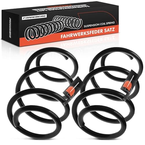Image of Frankberg 2x Coil Springs Front Suspension Compatible with TT 8J3 1.8L 2.0L Coupe 2006-2014 TT 8J9 1.8L-2.0L Convertible 2007-2014 Replace# 8J0411105AP