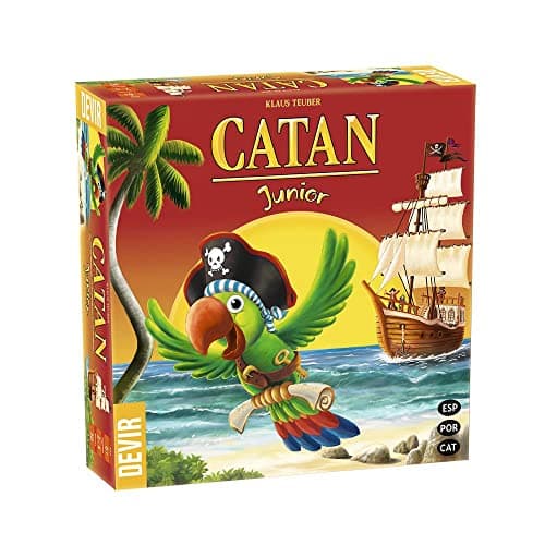 Image of Devir - Catan Junior TRILINGUE BGCATJU Board Games, Multicoloured (453BGCATJU)