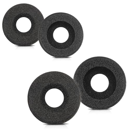 Image of Plantronics Headset Ear Cushions Replacement Earpads Foam Ear Pad Covers for Plantronics Blackwire C310 C320 3200 3210 3220 3310 C3225 HW251N HW520 Jabra PRO 920 930 Biz 1500 2400 Headphones (4 Pack)