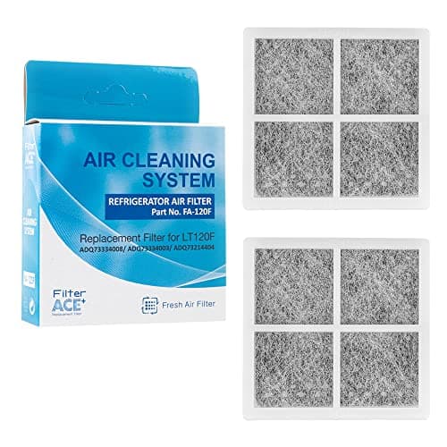Image of ACE+ FA-120F | Refrigerator Air Filter Compatible with LG Pure N Fresh ADQ73214405 ADQ73214404 ADQ73214408 Antibacterial Pur Air Refrigerator Filter (Pack of 2)