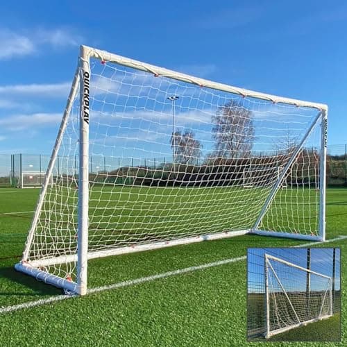 Image of QUICKPLAY Q-Fold Football Goal | 30-Second Folding Design for Easy Setup | Backyard Portable Weatherproof Football Goal for Adults & Kids [Single Goal]