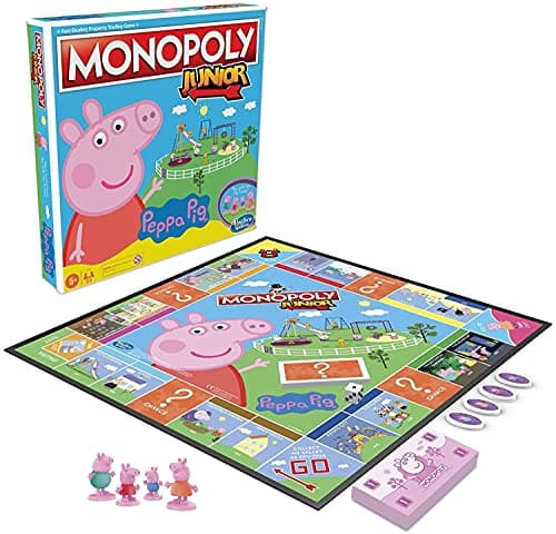 Image of Monopoly JUNIOR PEPPA PIG, Multicoloured (Hasbro F1656105)