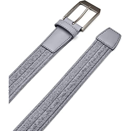 Image of Under Armour Men's Braided Golf Belt, Grey, 36 (36W) EU,Steel / / None (035)