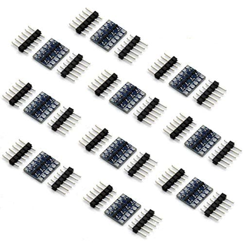Image of Hailege 10pcs IIC I2C Logic Level Converter Bi-Directional Module 5V 3.3V Level Converter Adapter