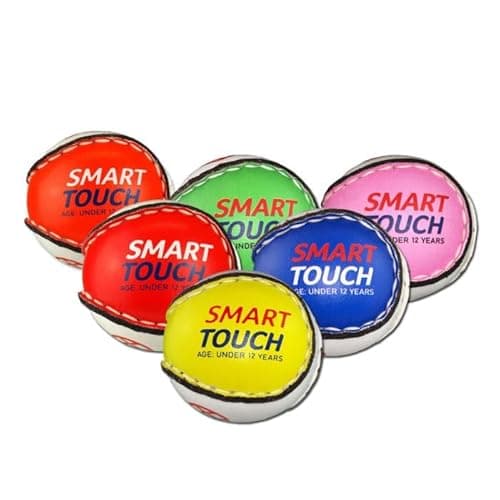 Image of official kids sliotars smart touch for 10 to 12 year olds available in six colours hurling camogie ball (Blue)