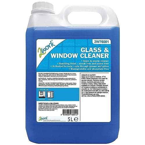 Image of 2Work Glass and Window Cleaner 5 Litre Bottle 2W76001
