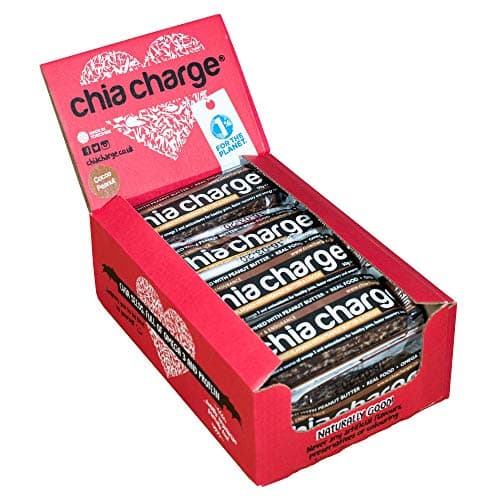 Image of Peanut Butter Flapjacks 10 + 2 Free - Energy Bars - Healthy Snack Bar - Yorkshire Bakery - 1 Per Cent for The Planet - Natural Protein - Breakfast Bar (Cocoa Peanut Butter, 12 x 50g)