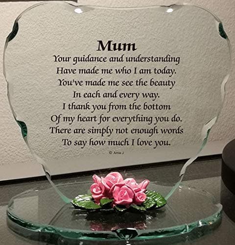 Image of OnlineStreet Glass Plaque Gift for - Mum