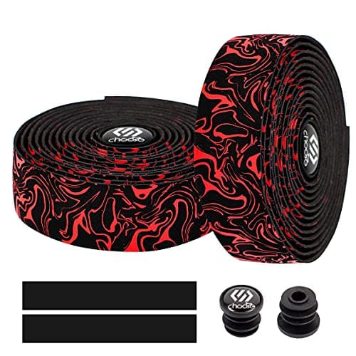 Image of Chooee Road Bike Handlebar Tape,2PCS Bicycle Bar tape,Red.