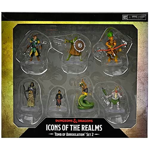 Image of Dungeons & Dragons D&D Icons of The Realms: Tomb of Annihilation: Box 2-7 Figure Set, Pre-Painted Miniatures, RPG