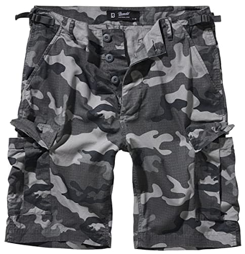 Image of Brandit BDU Ripstop Shorts, color: grey camo, size: L