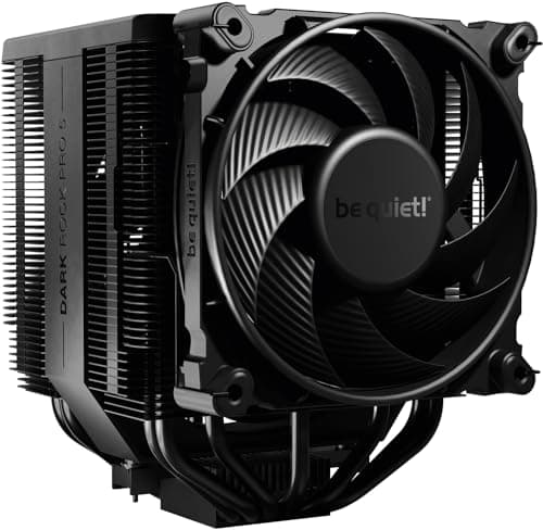 Image of be quiet! Dark Rock Pro 5 Air CPU Cooler, Immensely High Airflow, 7 High-Performance Copper Heat Pipes, Silent Wings 120mm PWM Fan, Silent Wings 135mm PWM Fan, Virtually Inaudible Operation, BK036