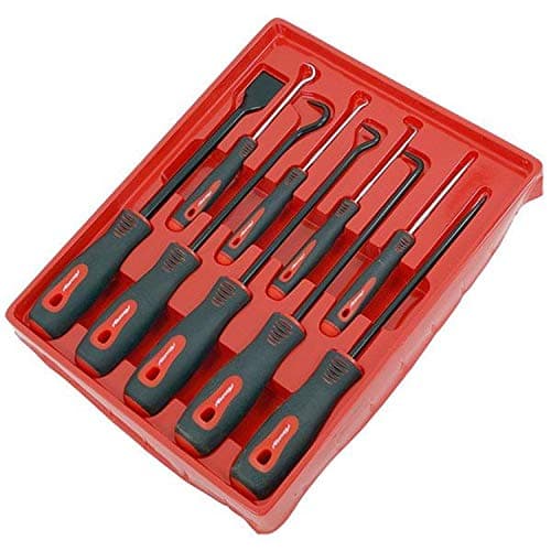 Image of Neilsen CT1942 9pc Pick and Hook Set - Heavy Duty Gasket Scraper | Ideal for Gasket Scraping and Hose Removal