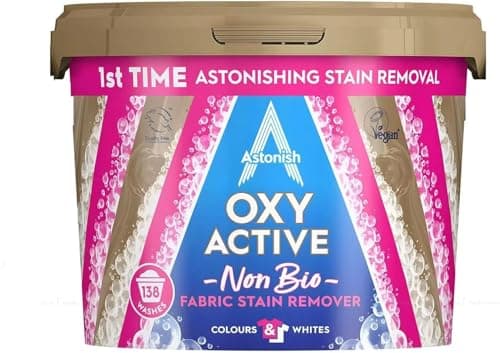 Image of Astonish Oxy Active Non Bio Fabric Stain Remover Colours Whites Vegan Pack 3kg Sold By Star Fashion Global