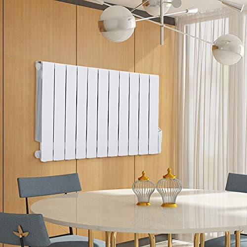 Image of 1800W Electric Radiators, 11 Fins Wall Mounted Aluminum Oil Heater, Heater with Timer 7 Day/24 Hours Auto Switch Off, Radiator with Adjustable Thermostat for Home, 93x8x57.5cm