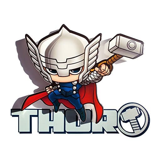 Image of 3D Light FX B34-1AA-8F2 Marvel Thor Mini Light avengers Children's, OneSize,2002012