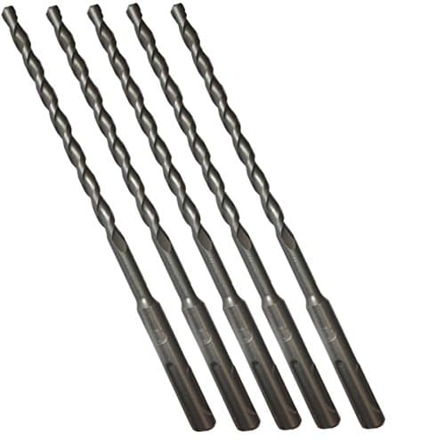 Image of UK Drills - SDS Plus Hammer Drill Bit - Tungsten Carbide Tip, Fully Hardened Tool - To Be Used in Granite, Concrete & Masonry - 5.5mm x 160mm (Pack of 5)