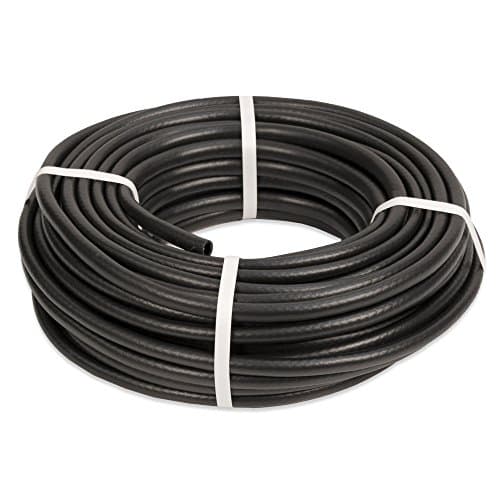 Image of HydroSure Flexible Garden Hose Pipe - Black - 13mm x 30m Durable 3 Layer Anti-Kink Made In The UK