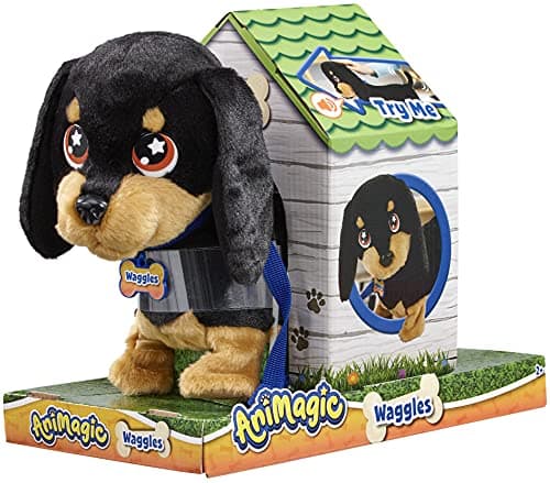 Image of Animagic: Waggles the Dog | My Wiggling, Waggling, Walking Pup! | Interactive Walking Dog Who Barks and Wags His Tail | For Kids Aged 3+